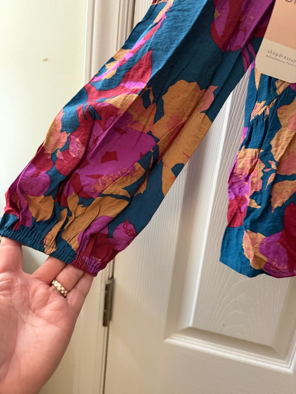 Oddy floral blouse sz S - Picture 2 of 5